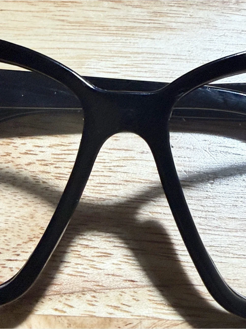 Solid All Black Bold Cat Eye Fashion Glasses